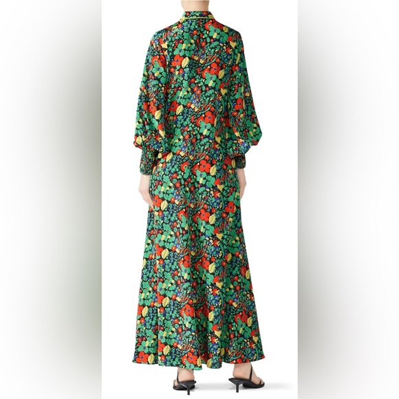 Alexis Hiroka Robe Dress Sz M - Picture 4 of 6